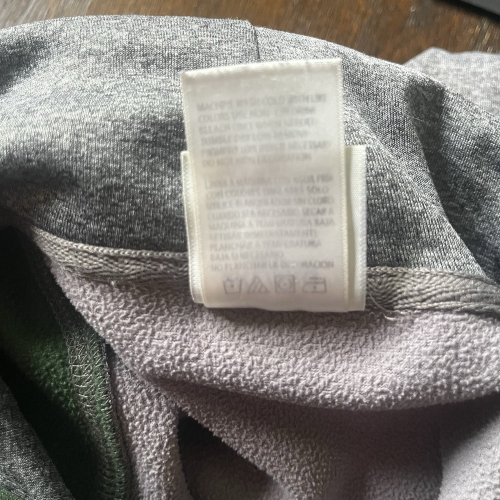 Knights Apparel Michigan State Spartans Mens 2XL Full Zip Hoodie Gray Green FLAW - Picture 10 of 16